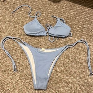 Light blue bikini set
